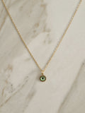 Birthstone Necklace August Peridot Green