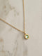 Birthstone Necklace August Peridot Green