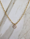 Initial chain necklace Lovy