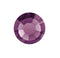 Initial Birthstone Necklace February Amethyst Purple