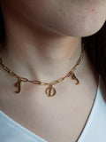 Initial vintage chain necklace Harlow